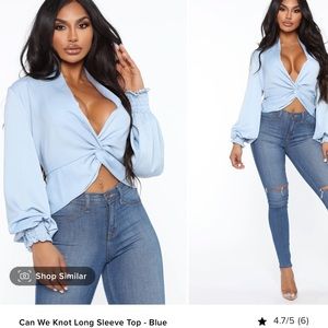 Can we Knot long sleeve top